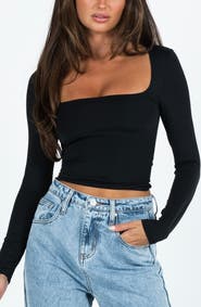 Princess Polly Back in Time Long Sleeve Top