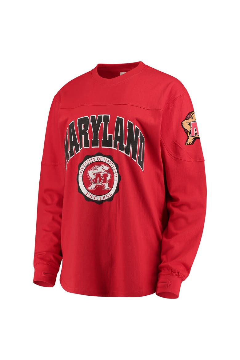 Women's Red Maryland Terrapins Edith Long Sleeve T-Shirt, Alternate, color, Red
