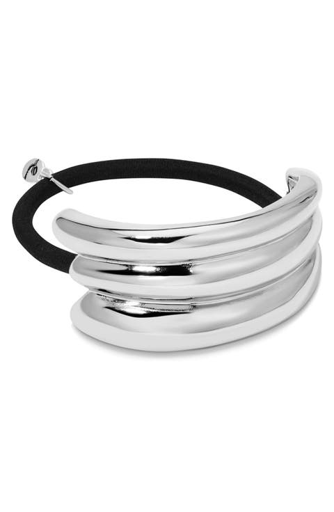 Modern Rows Ponytail Cuff