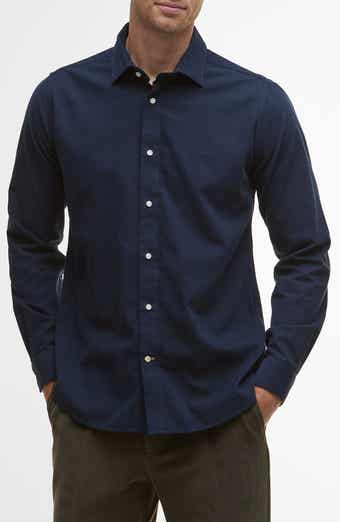 Runnymede Tailored Fit Micro Corduroy Shirt