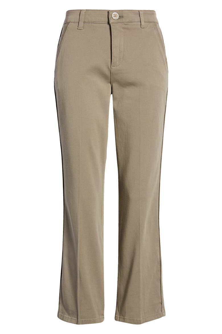 Ab-solution Luxe Touch Cotton Blend Ankle Trousers (Nordstrom Exclusive), Alternate, color, MOONROCK