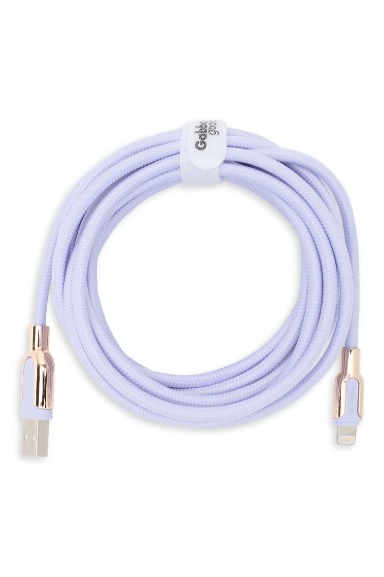 10-Foot Rapid Charge USB to Lightning Cable, Main, color, PERIWINKLE