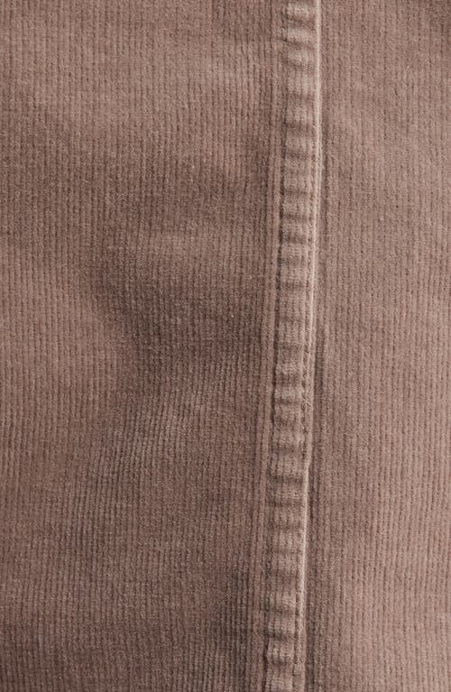 Eileen Fisher Stretch Cotton Corduroy Jacket In Brown