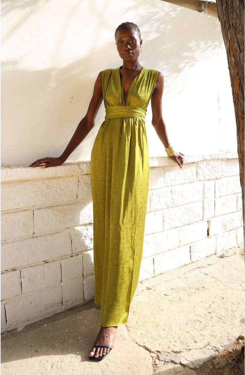 DIARRABLU Mailys Dress, Alternate, color, Ayel Olive