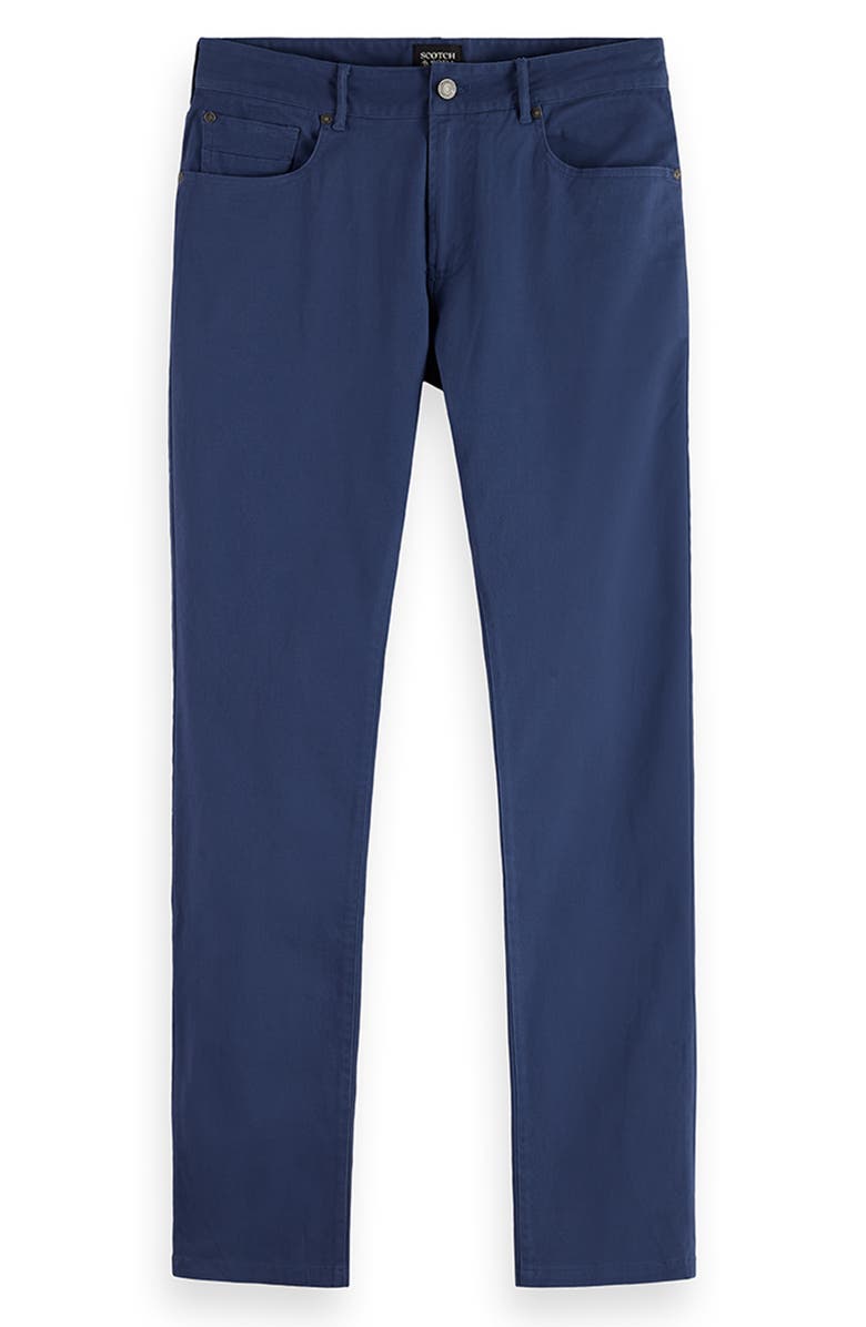 Scotch & Soda Ralston Slim Fit Stretch Cotton Twill Pants, Alternate, color, Oceana