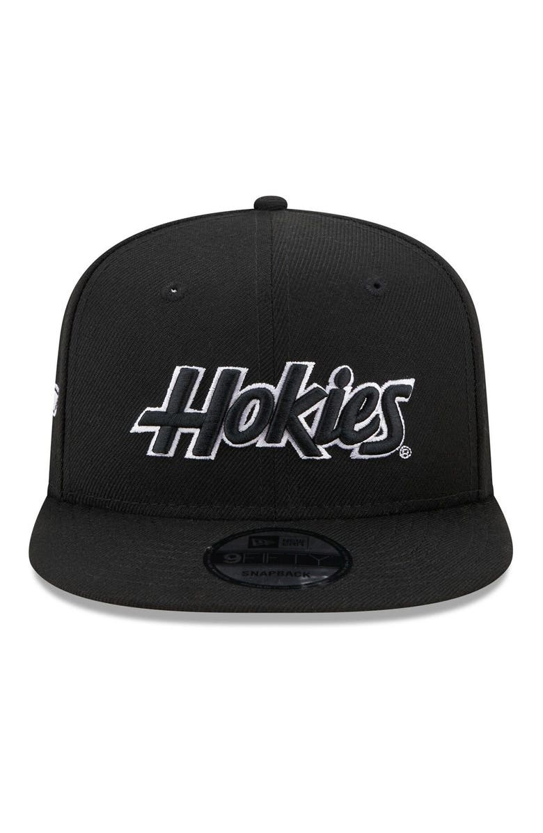 New Era Men's New Era Black Virginia Tech Hokies Vice Undervisor 9FIFTY Snapback Hat, Alternate, color, 