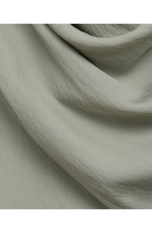 Mango Asymmetric Drape One-shoulder Minidress