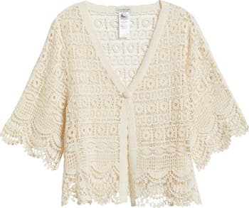 (取寄) リバプールロサンゼルス レディース ショート スリーブ レース ボレロ Liverpool Los Angeles women Short Sleeve Lace Bolero Antique Ivory SHORT SLEEVE LACE BOLERO – LIVERPOOL LOS ANGELES