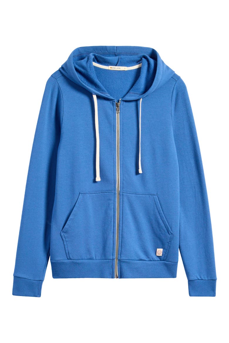Afternoon Full Zip Hoodie, Alternate, color, FADED NAVY