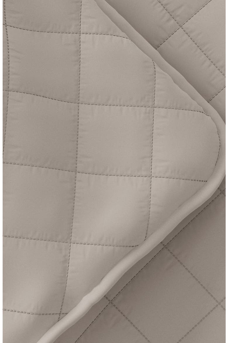 All Season Diamond Stitch 3-Piece Down Alternative Quilt Set, Alternate, color, LATTE