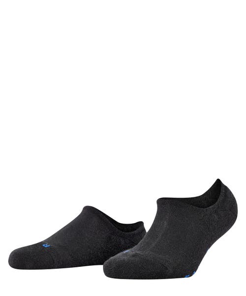 Falke Keep Warm Wool No Show Socks In Black