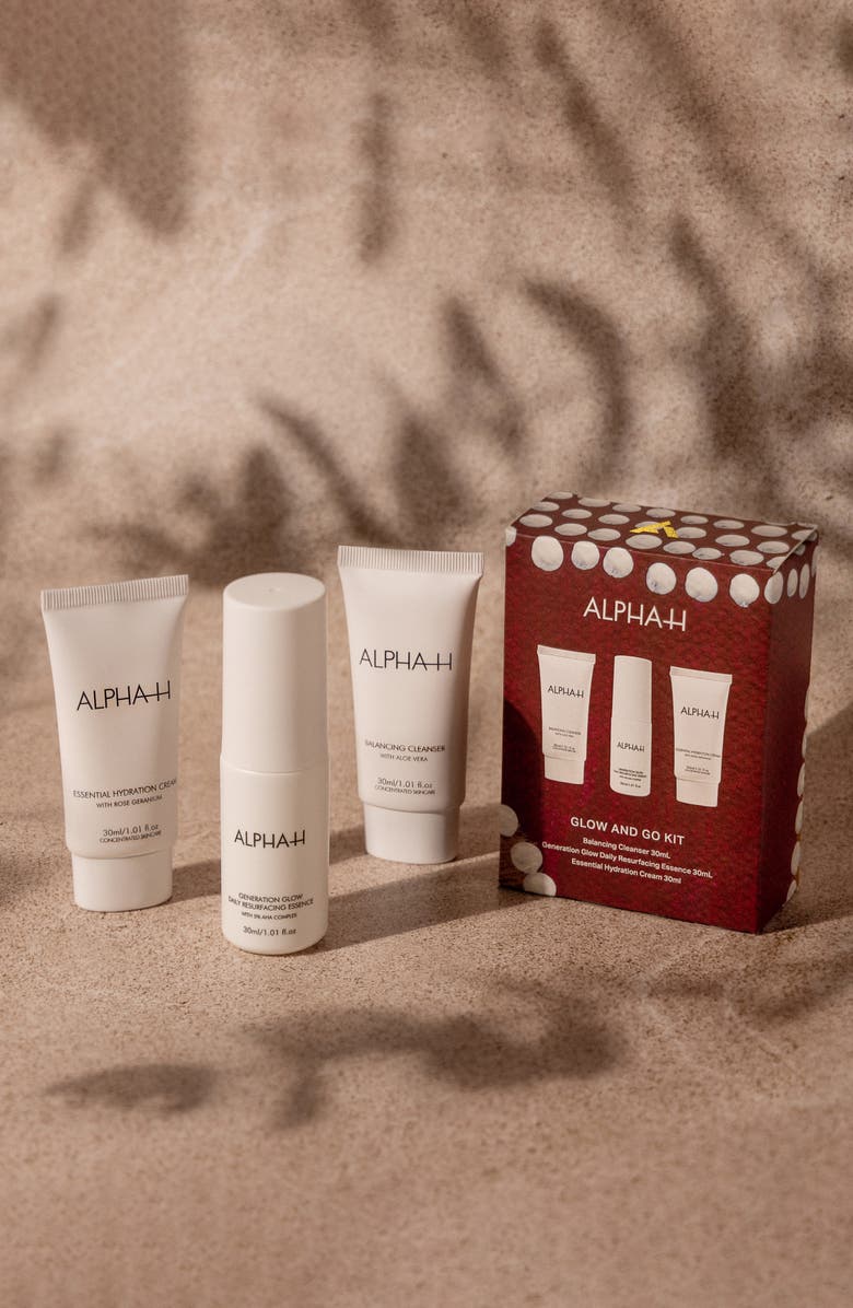 Alpha-H Glow & Go Kit (Limited Edition) $65 Value, Alternate, color, 