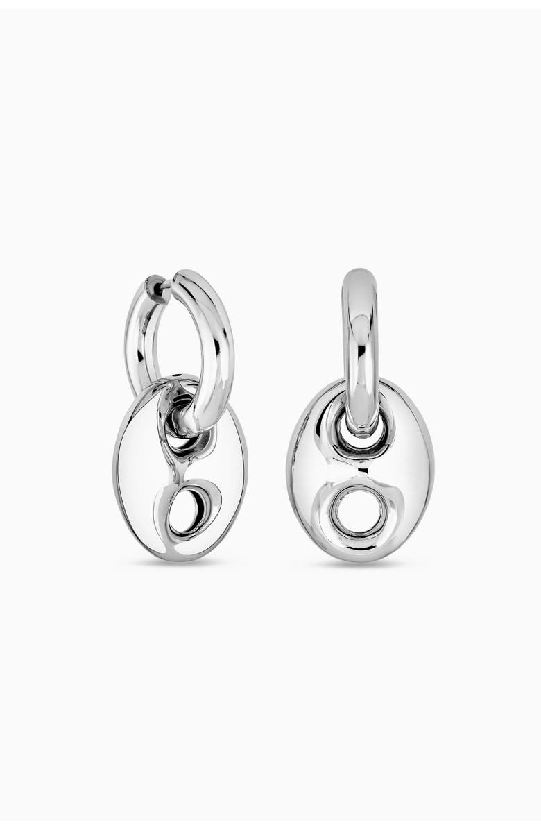 Oradina Sterling Silver Take Me There Mariner Drop Earrings, Main, color, Sterling Silver