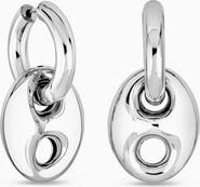 Oradina Sterling Silver Take Me There Mariner Drop Earrings