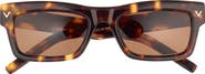 Valentino 53mm Square Sunglasses