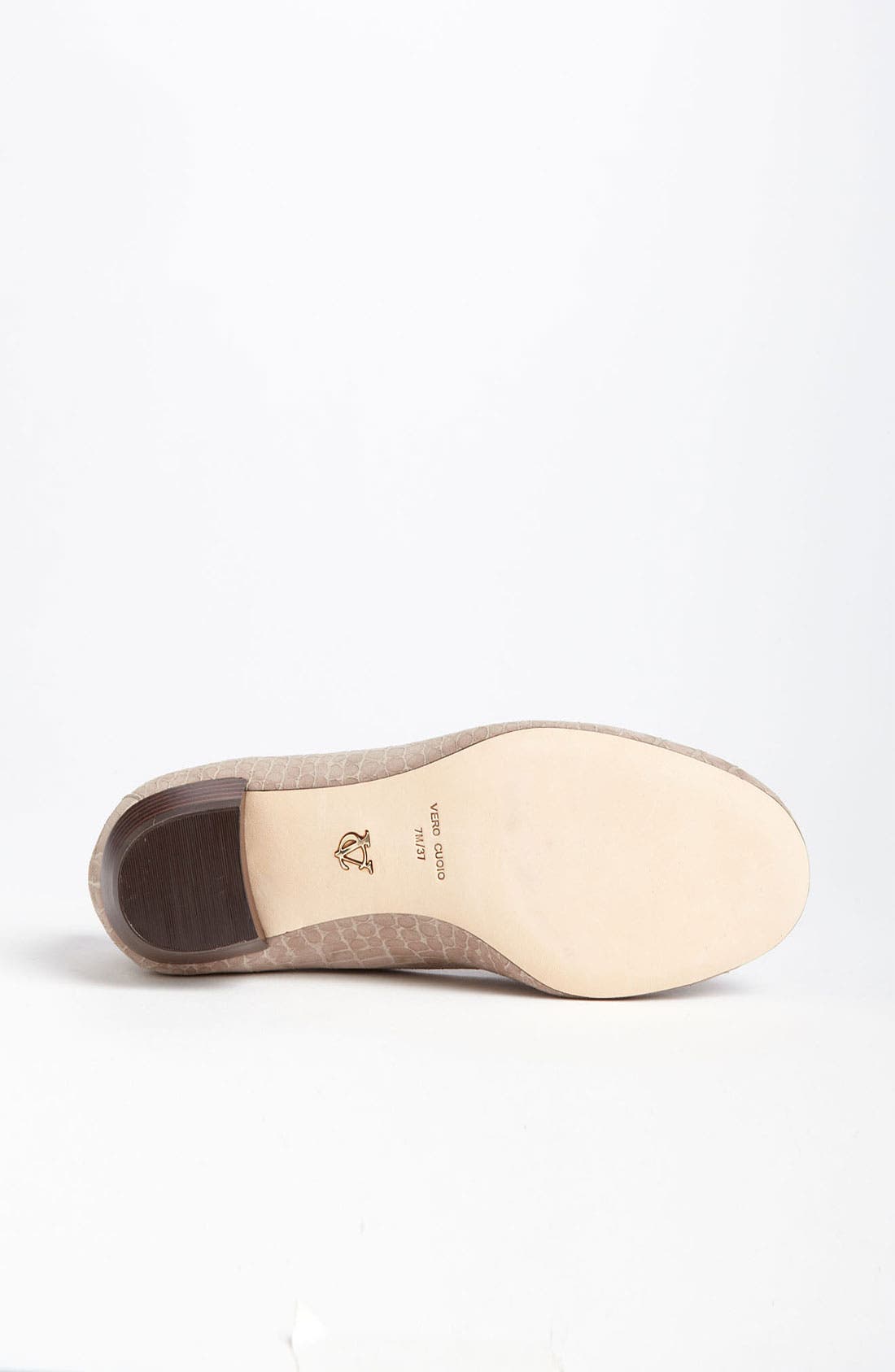 'Nancy' Loafer, Alternate, color, DARK TAUPE CROCO