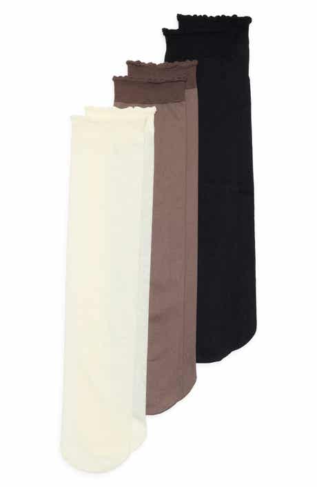 NORDSTROM RACK Assorted 3-Pack Sheer Anklet Socks