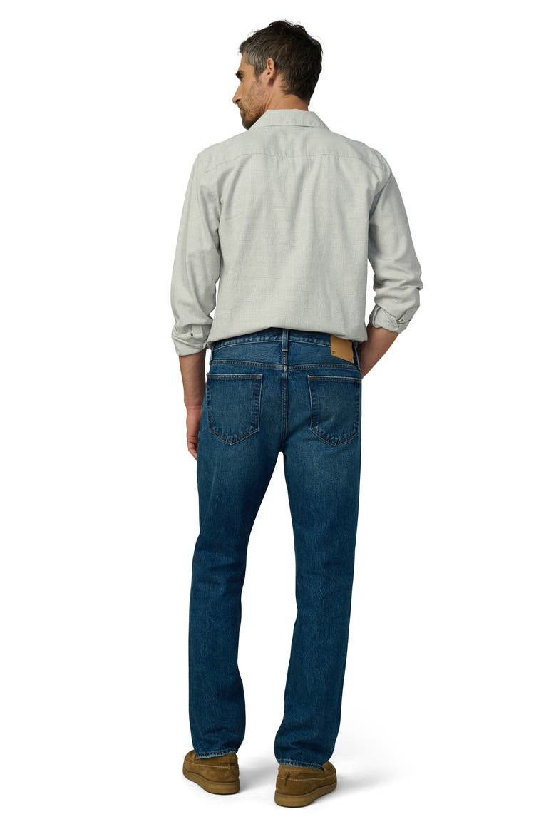 Writers Long Sleeve Camp Shirt, Alternate, color, NAVY CHECK
