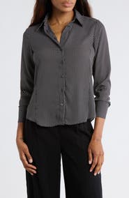 JASON WU Slim Fit Dot Print Button-Up Shirt