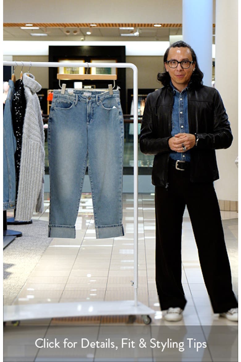 Cuffed High Waist Straight Leg Jeans video