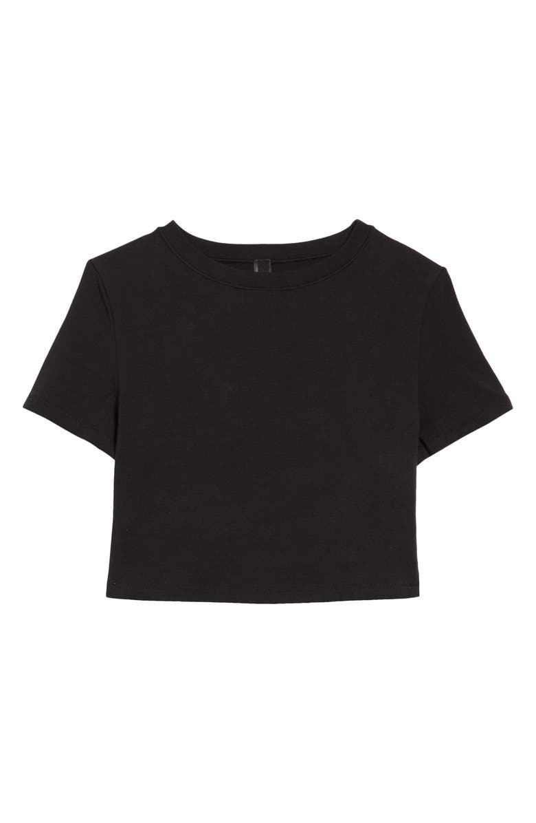 SKIMS Cotton Jersey Super Crop T-Shirt, Alternate, color,