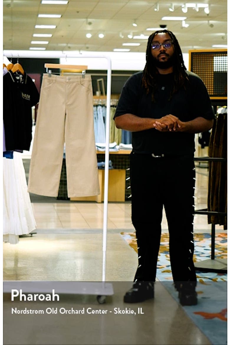 Kids' Stretch Twill Crop Wide Leg Pants video