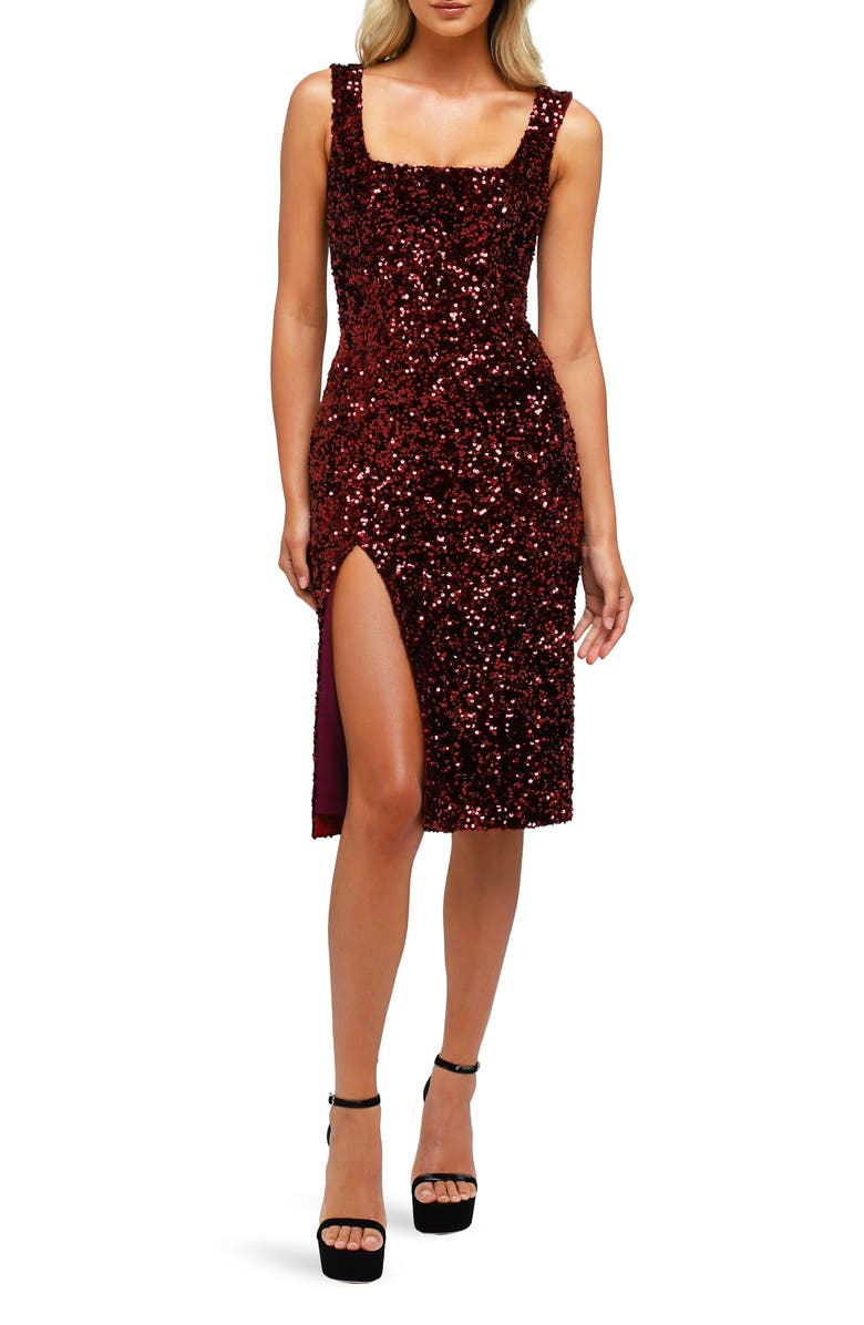 HELSI Beatrice Sequin Cocktail Dress, Main, color,