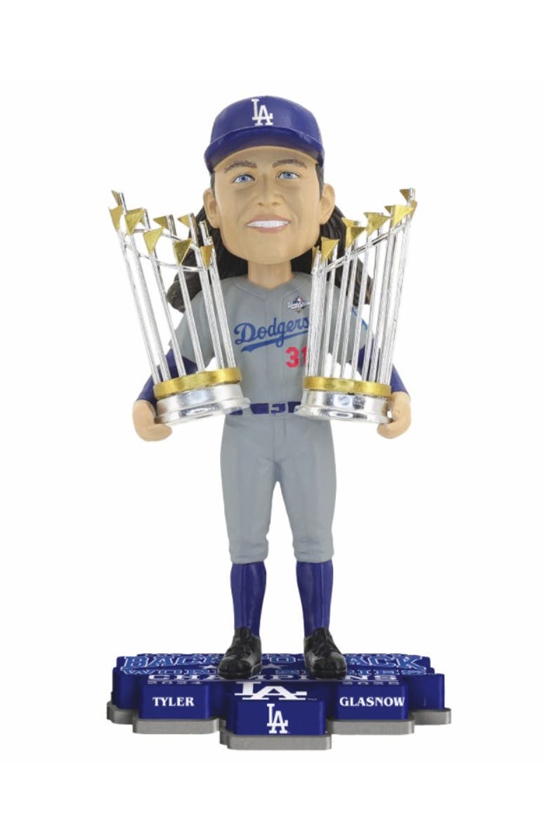 FOCO Tyler Glasnow (Dodgers) 2025 World Series Back to Back Champs Bobblehead, Main, color, Multi-Color