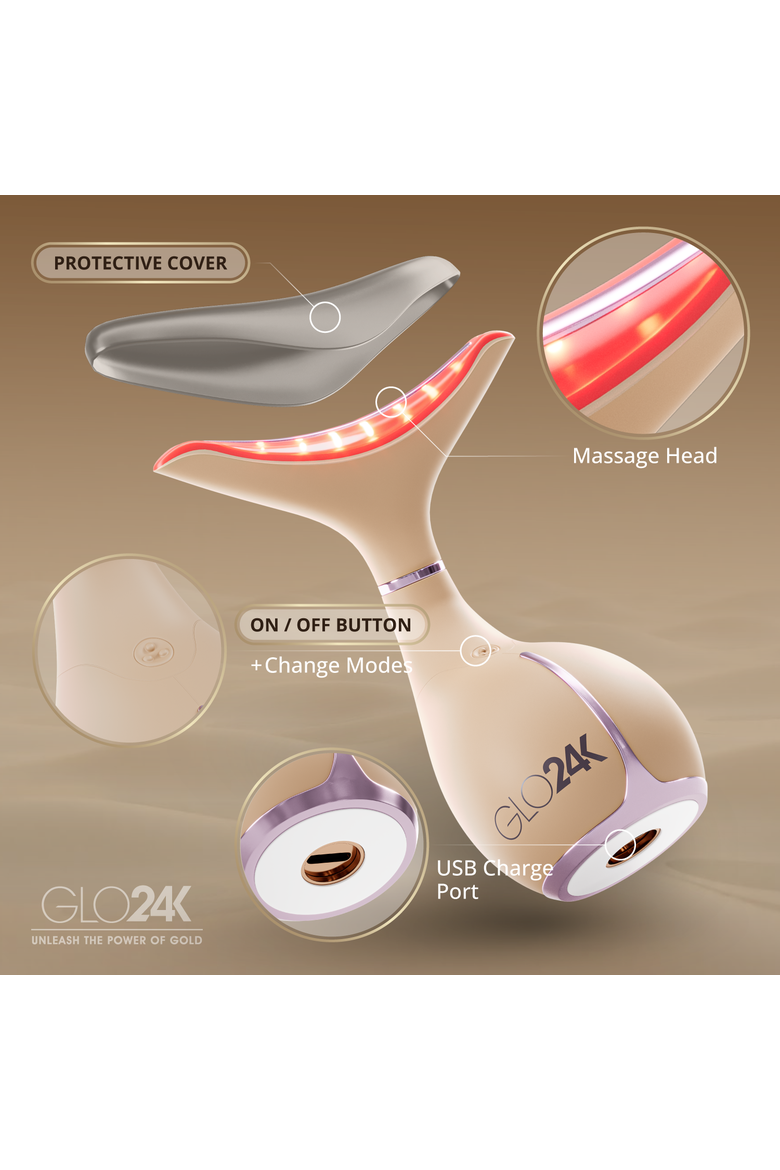 Skin Rejuvenation Beauty Device for Face and Neck ( Limited Edition - Metallic Pink), Alternate, color, NA