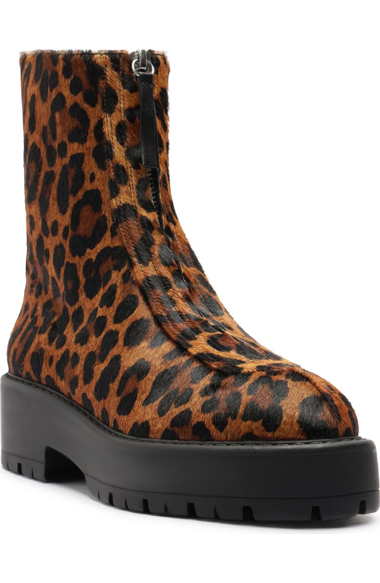 Schutz Farrah Moto Boot, Main, color, Leopard
