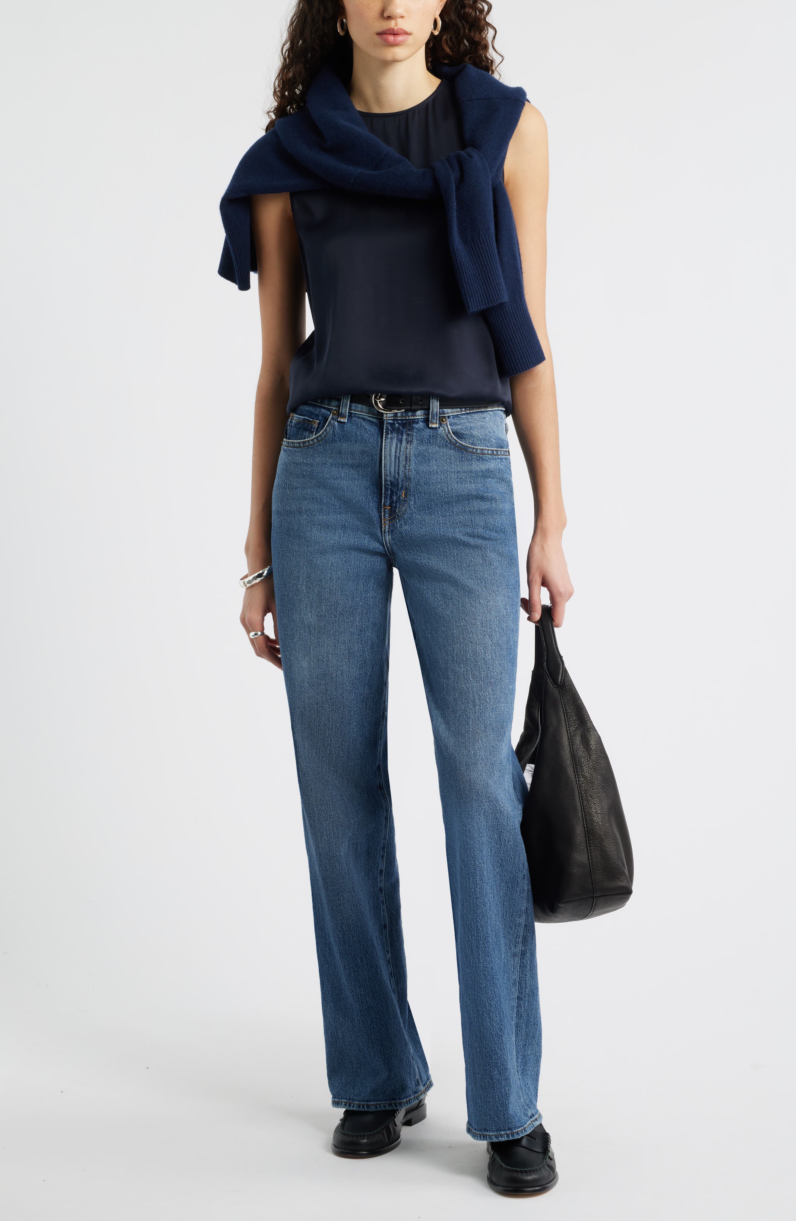 Satin Scoop Neck Tank - image 4