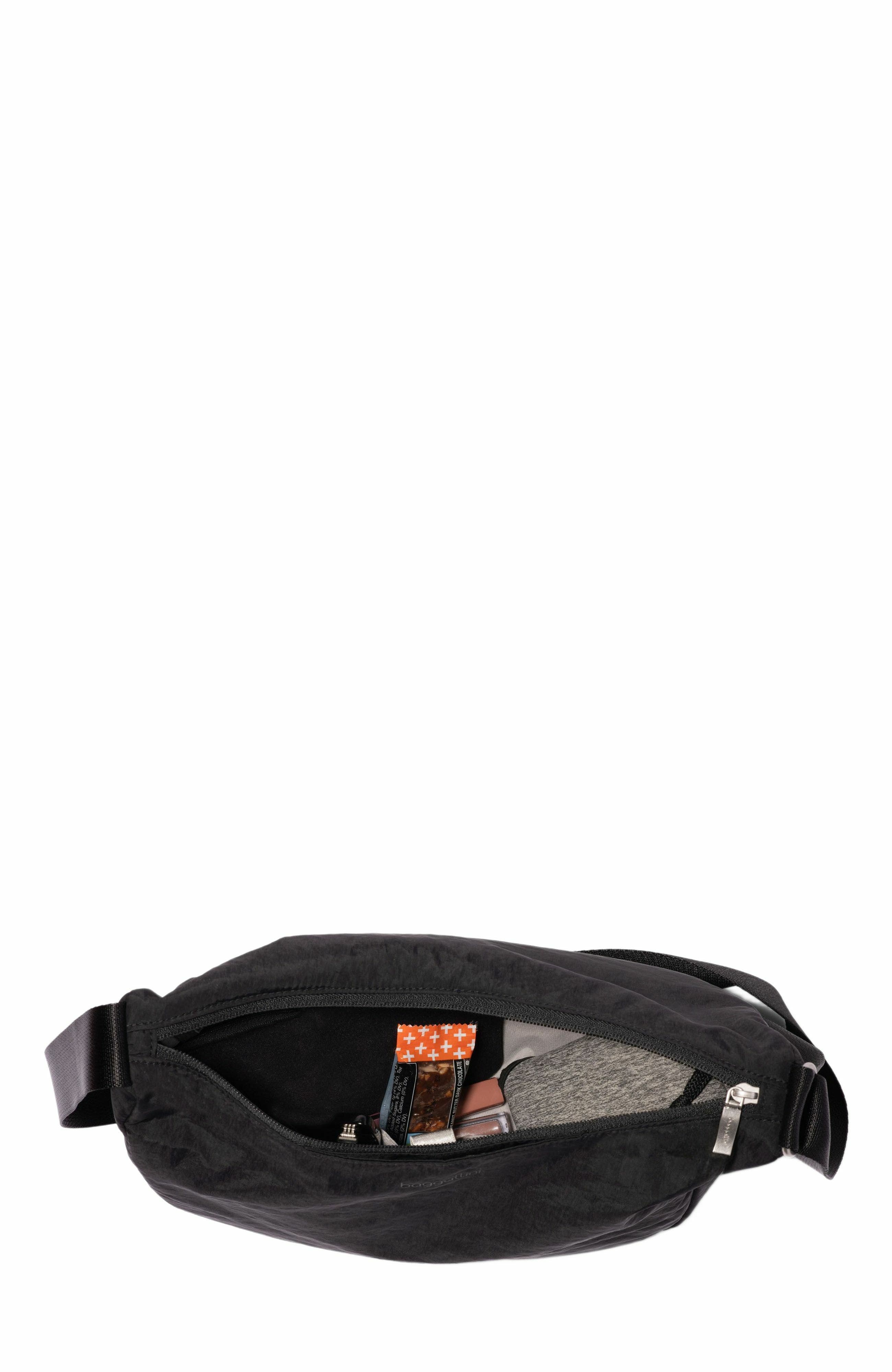 BAGGALLINI Swift Crescent Crossbody, Alternate, color, B-Lite Black