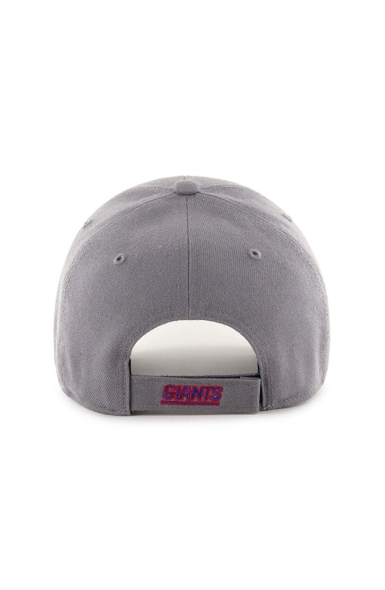 '47 Men's '47 Graphite New York Giants MVP Adjustable Hat, Alternate, color, Graphite