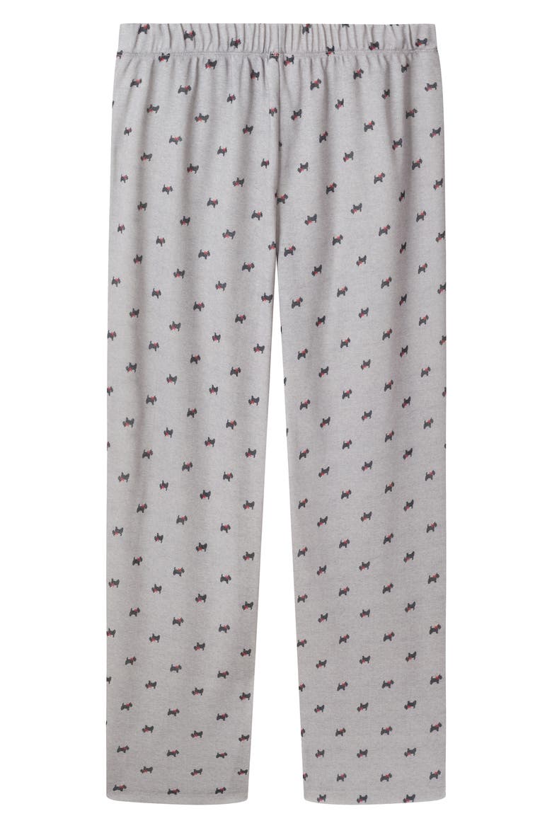 Kids' Scottie Dog Print Pajamas, Alternate, color, GREY SCOTTIE