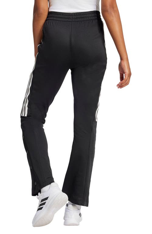Adidas Originals Adidas Iconic 3-stripes Flared Sweatpants In Black
