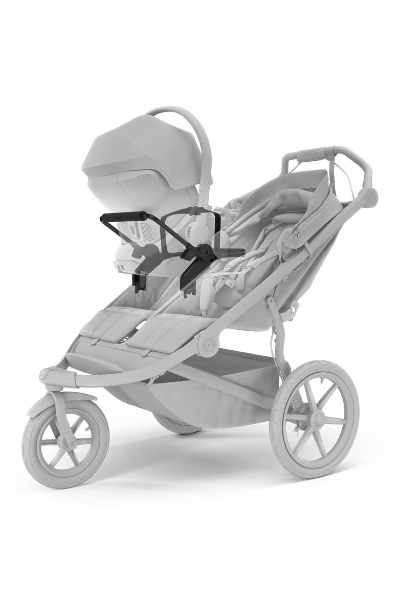 Urban Glide 3 Double Car Seat Adapter, Alternate, color, BLACK