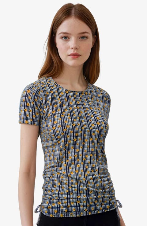 Short Sleeve Adele Swim Top