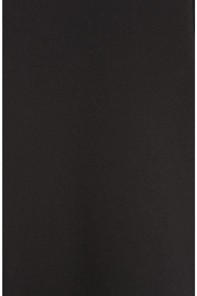 Hoodie Wrap Dress, Alternate, color, BLACK