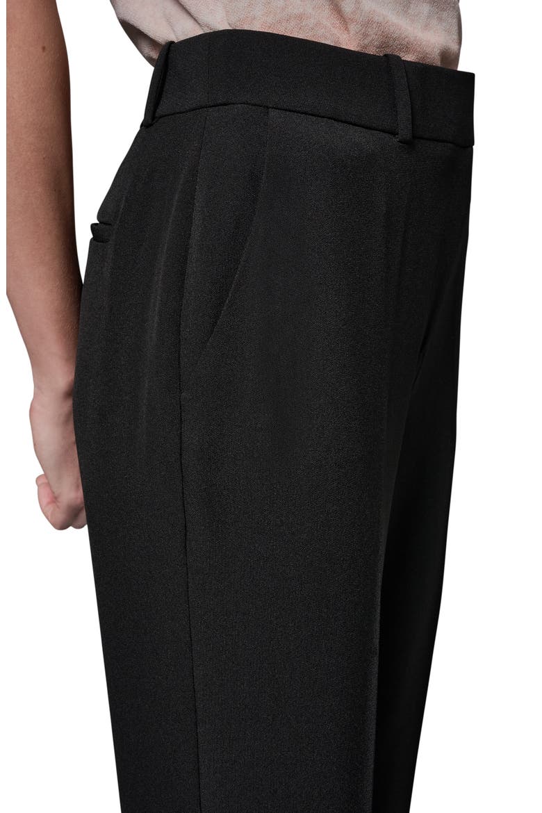 Flat Front Slim Fit Pants, Alternate, color, BLACK