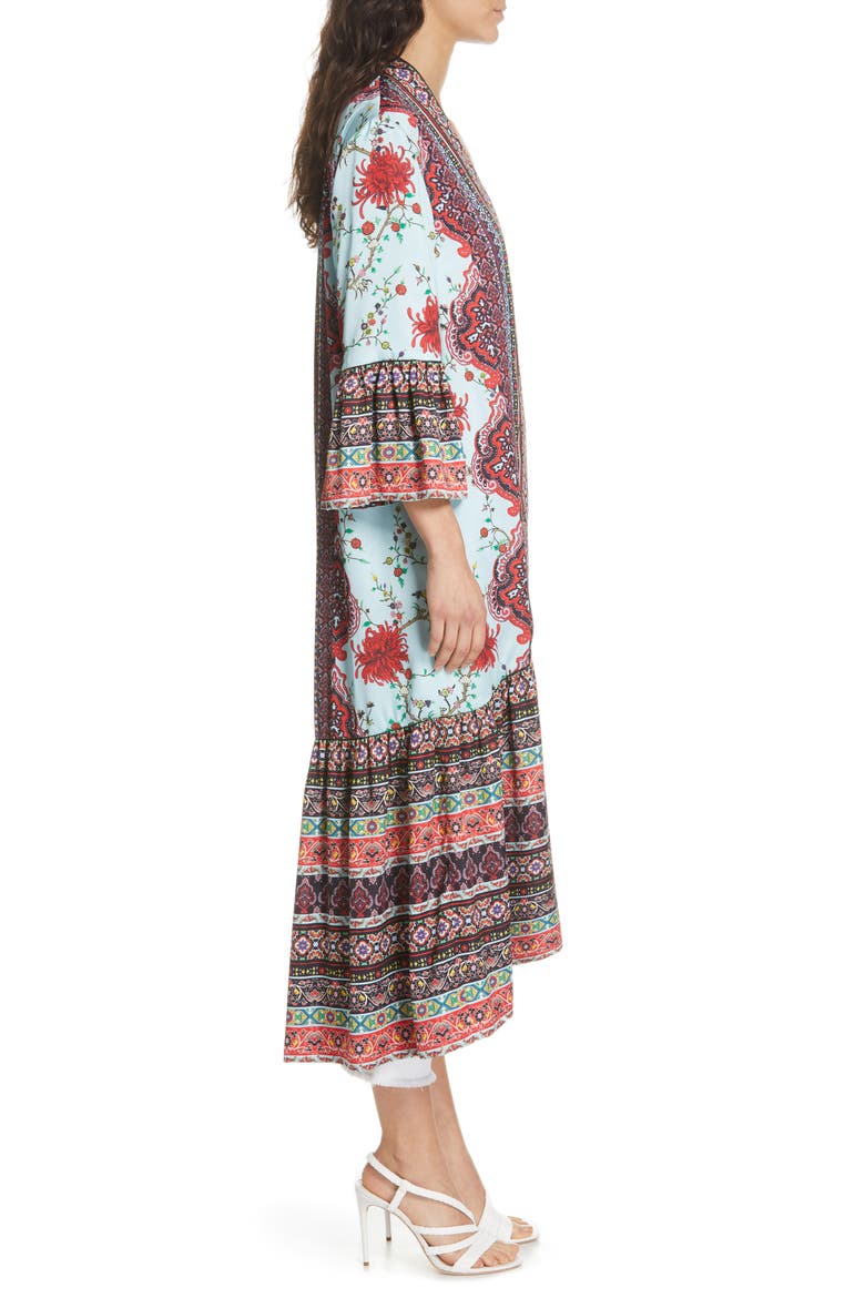 Dottie Reversible Long Duster, Alternate, color, CHERRY BORDER/ CREST TILE POP