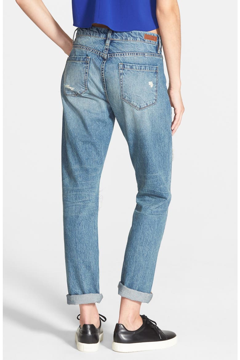 Boyfriend Jeans, Alternate, color, BLUE