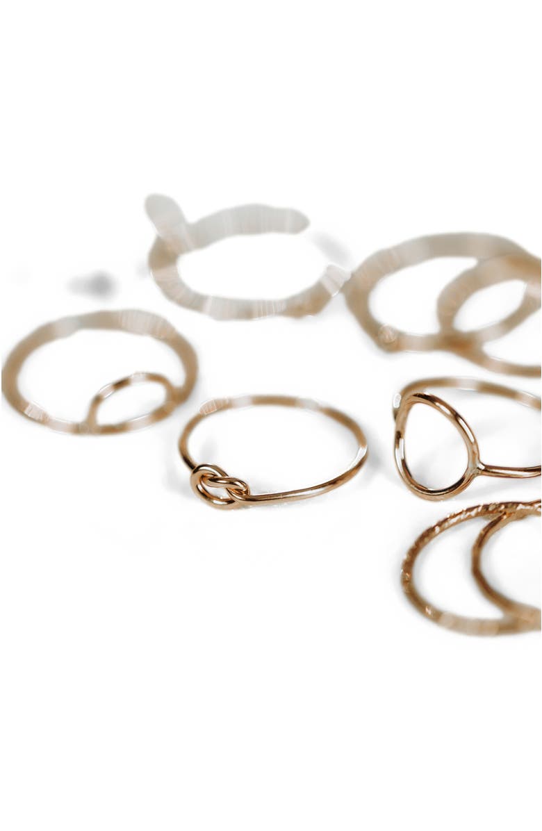 MADE BY MARY Knot Ring, Alternate, color, Gold Filled