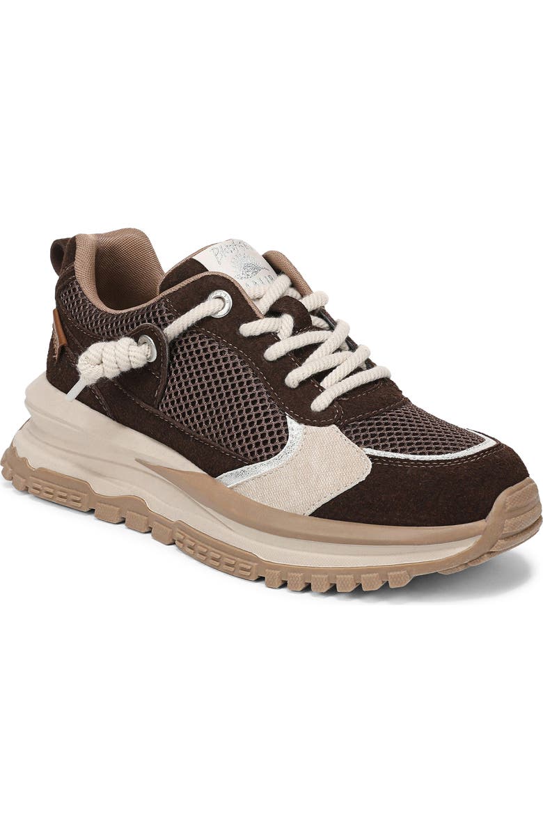 Blowfish Malibu Leotina Sneaker, Main, color, Espresso Brown Faux Suede