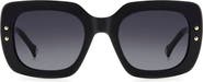 Carolina Herrera 52mm Rectangular Sunglasses
