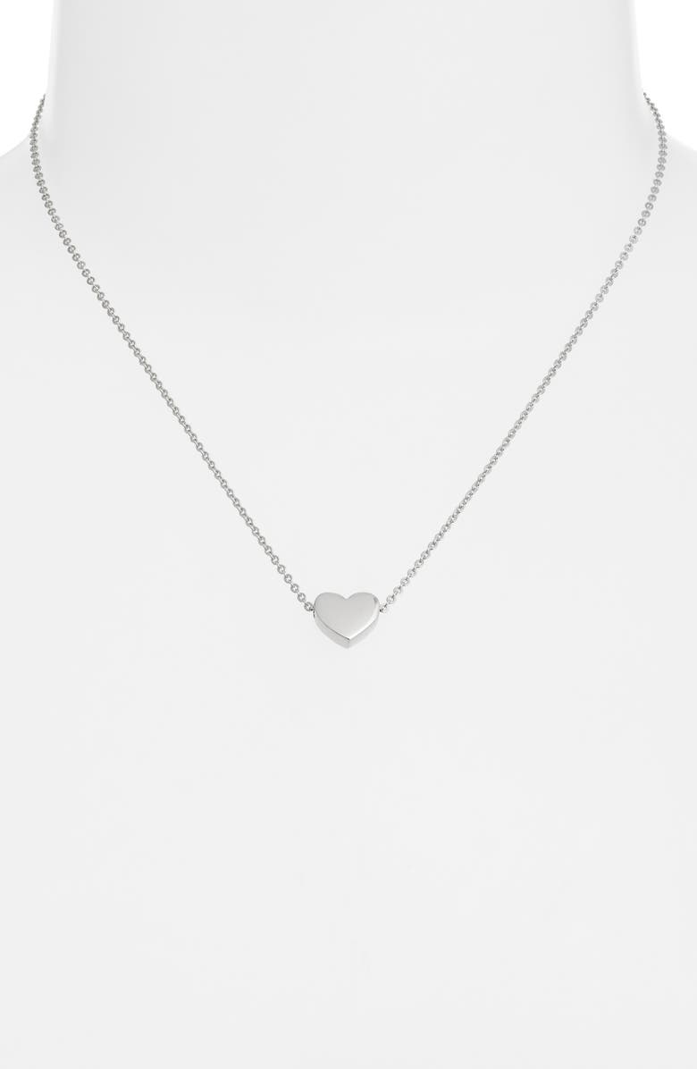 Nordstrom Demi Fine Delicate Heart Pendant Necklace, Alternate, color, 