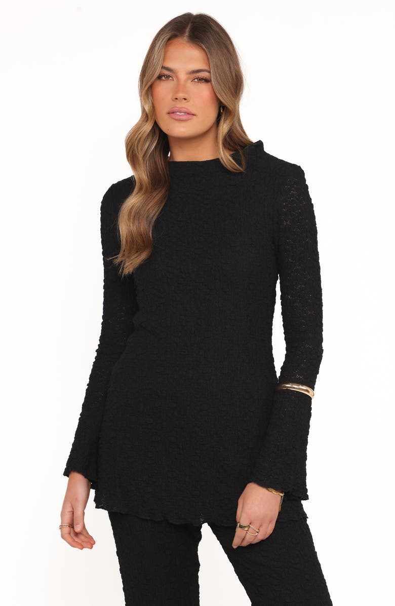 Petal & Pup Gracie Lace Top & Pants Set, Alternate, color, Black