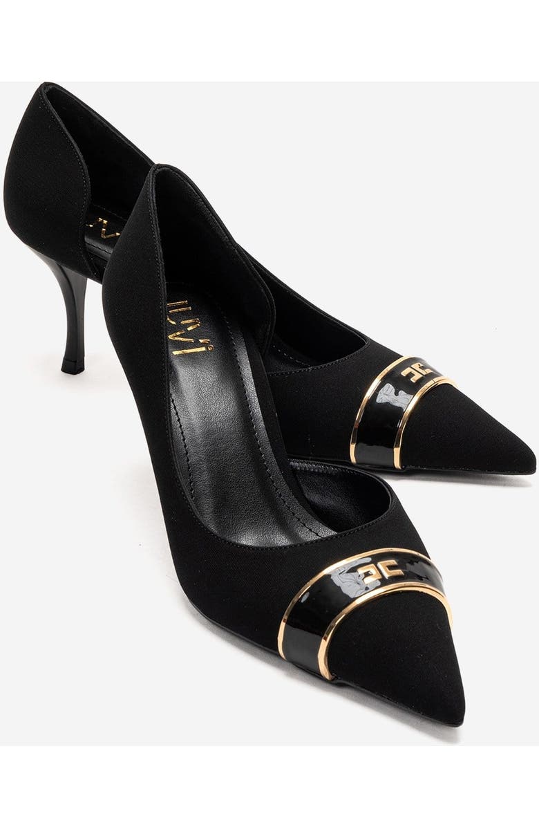 Prologue Shoes Kendra Pointed Toe Stiletto Pump, Main, color, Black