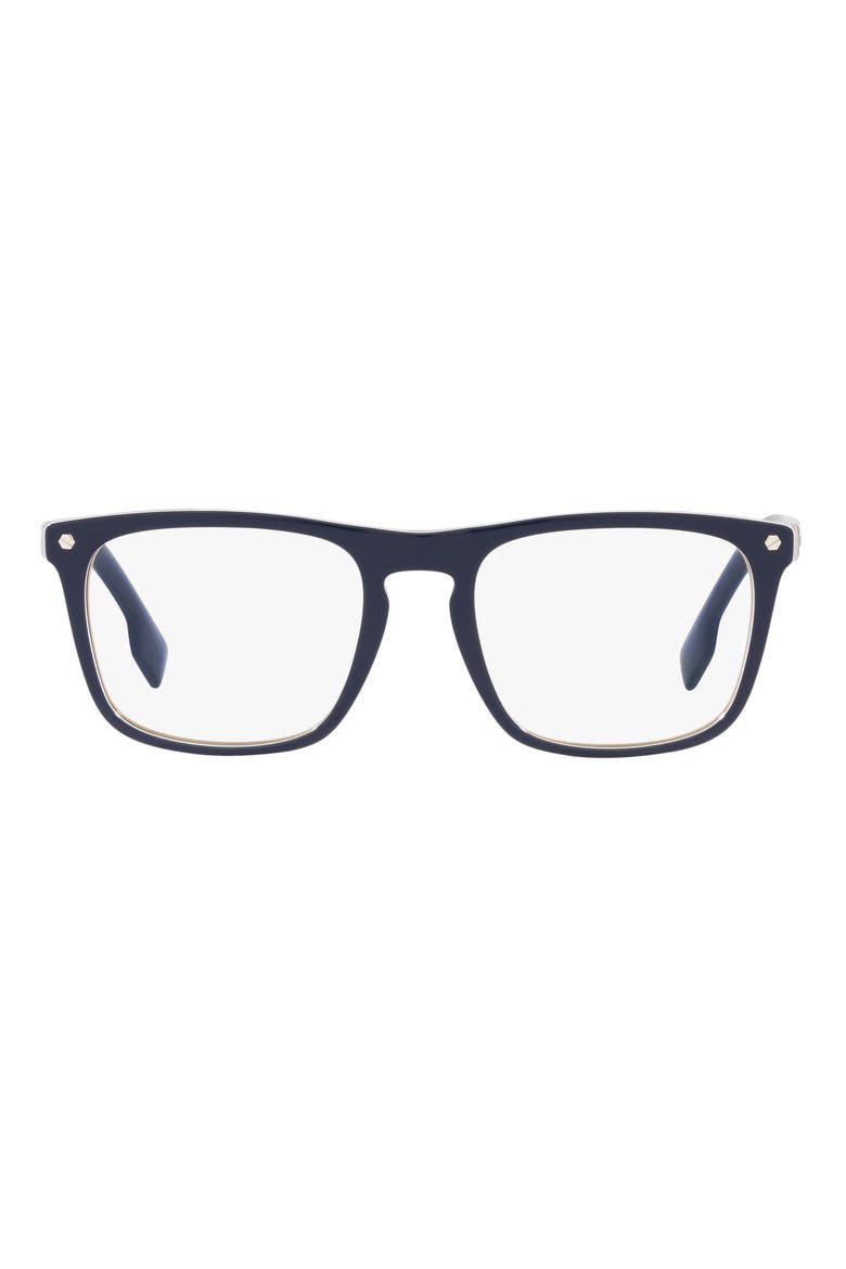 Bolton 56mm Square Optical Glasses, Main, color, BLUE