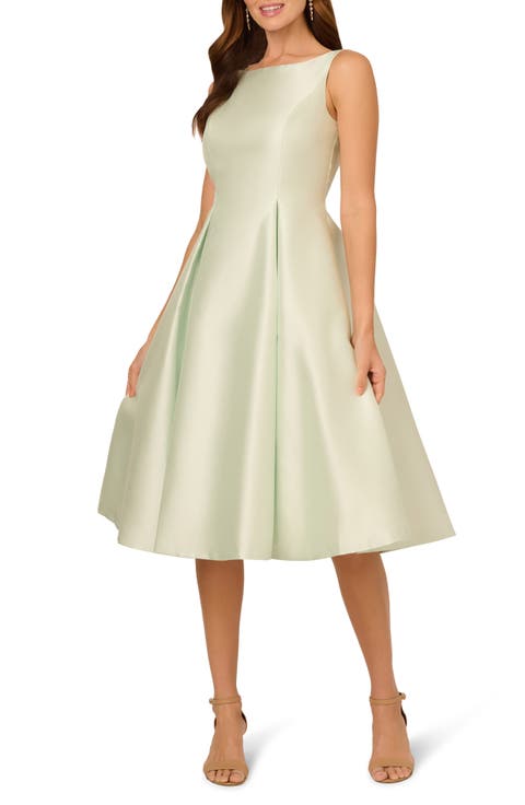 【海外限定】AdriannaPapell ドレス☆Green Pleated Bow Midi Dr Buy Adrianna Papell Green Pleated Bow Midi Dress from Next USA