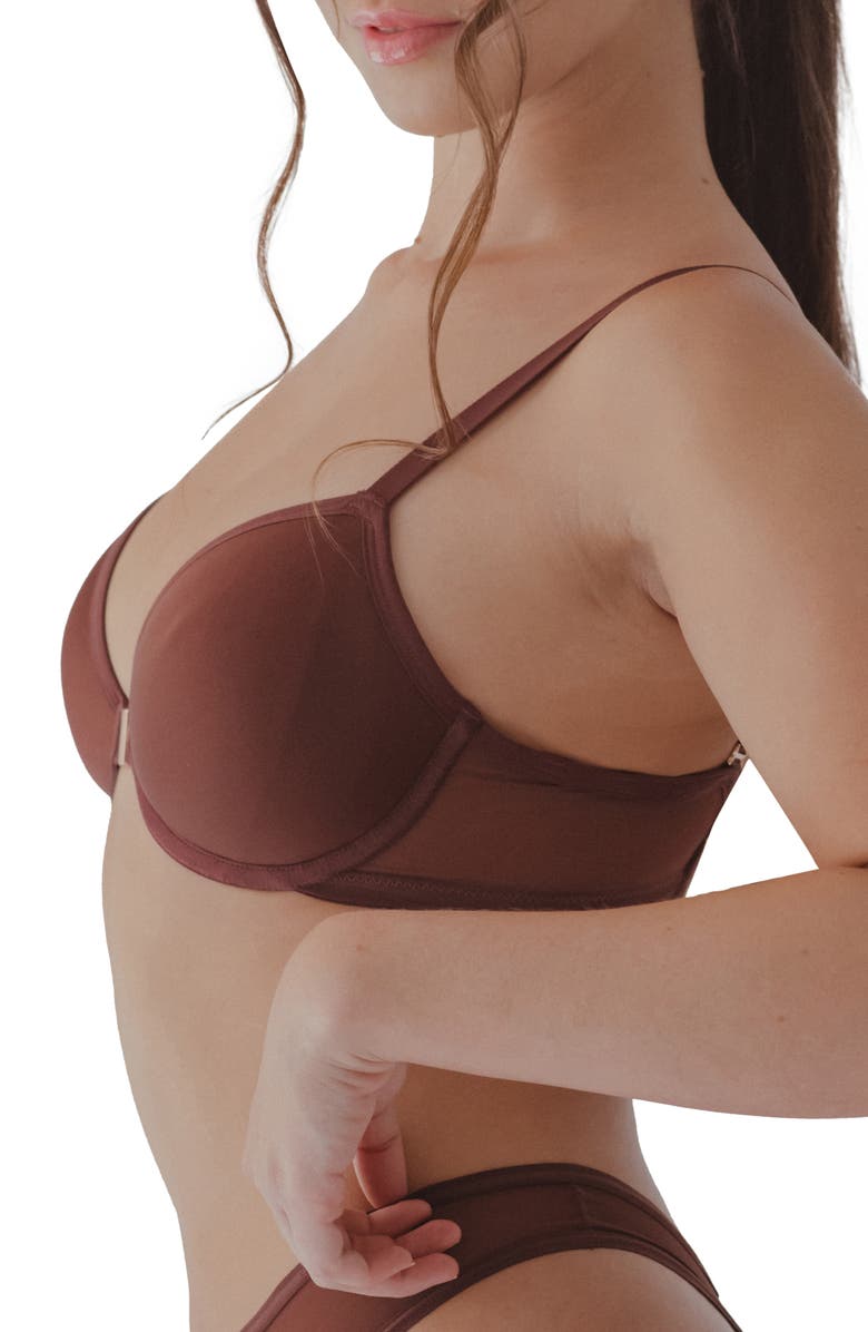 Wherewithal The AnyWhere Underwire Front Closure Convertible Bra, Alternate, color, Good Night